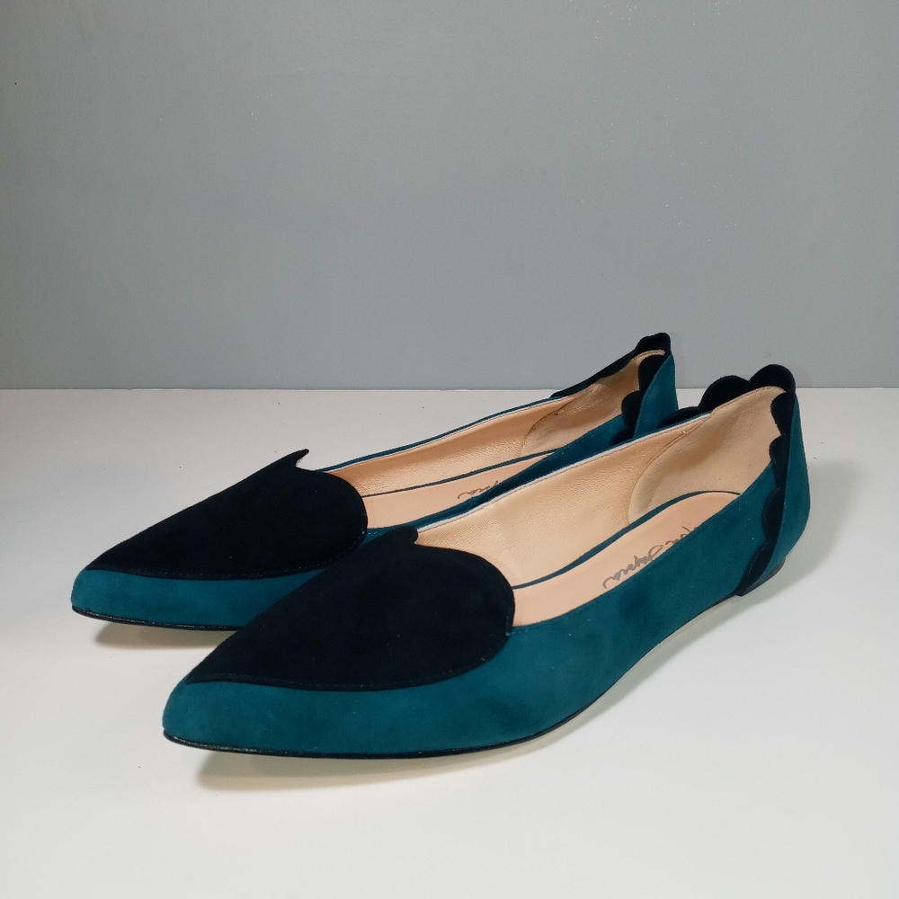 Isa Tapia Women's Clement Suede Heart Toe Flats